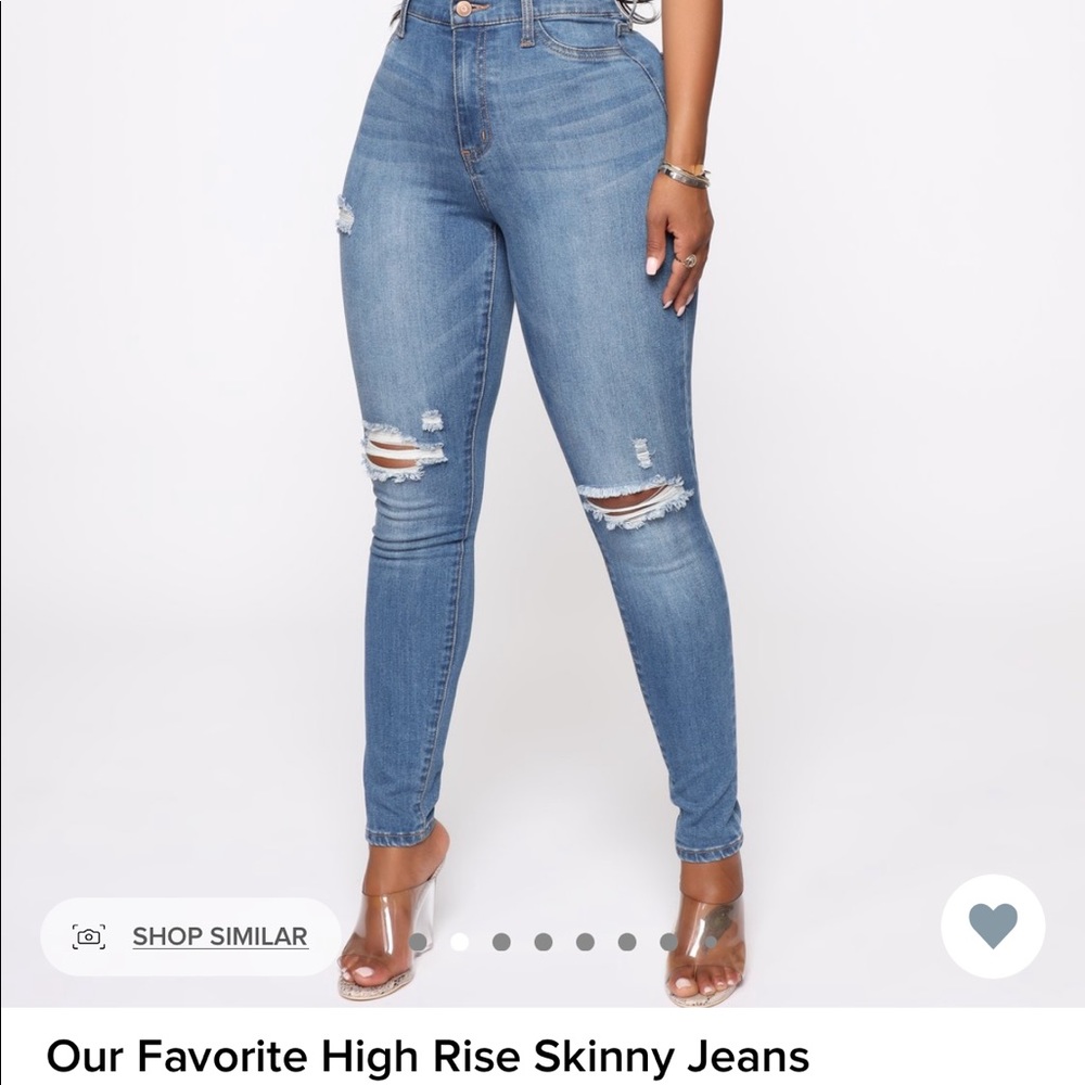 Fashion Nova Medium Blue Wash